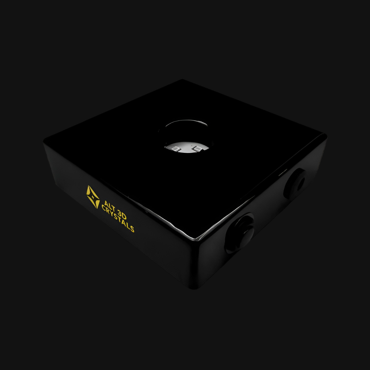Alt 3d crystals | mini wood light base
