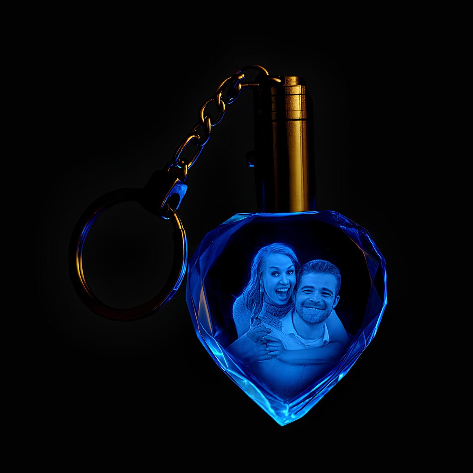 Alt 3d crystals | heart keychain
