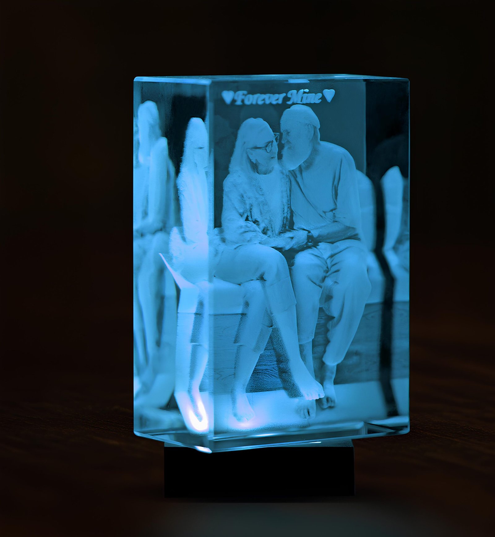 Rectangle Crystal back image